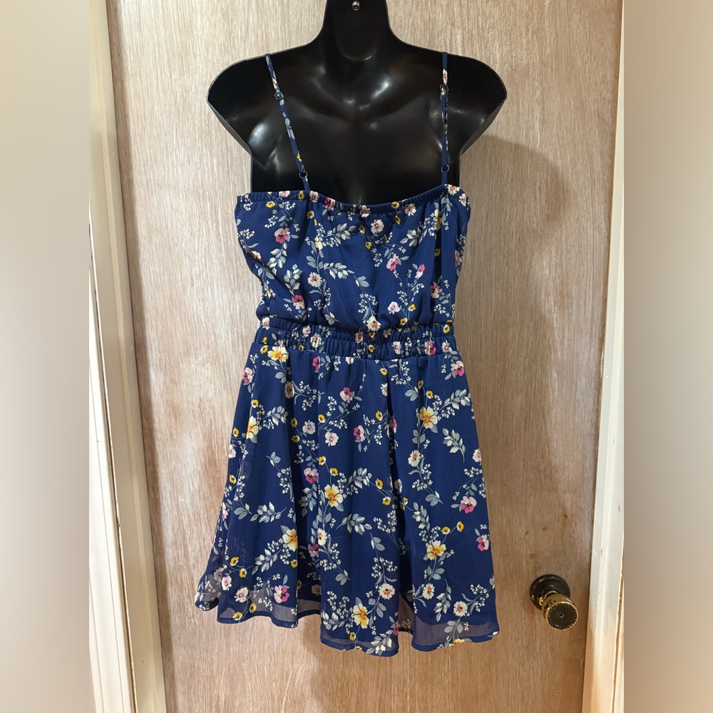 Floral Blue Kids Dress